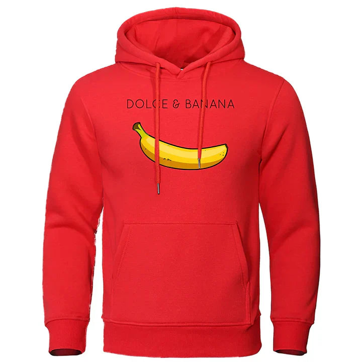 Lily - hoodie med grafik framtill