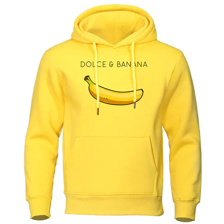 Lily - hoodie med grafik framtill