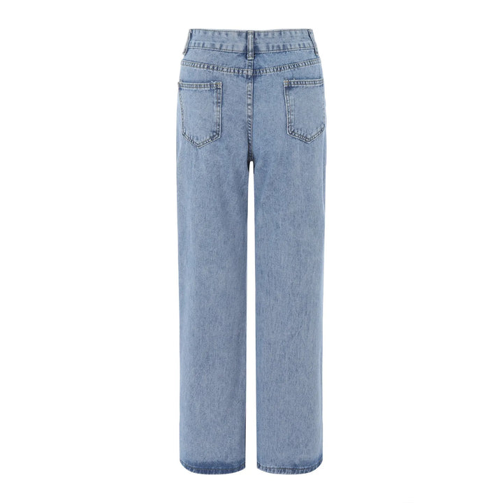 Adriana - Vintage jeans med hög midja med vida ben