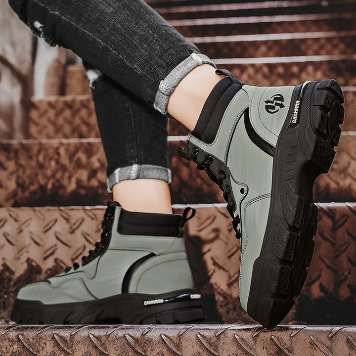 Jade - Robusta high-top sneakers med profilerad sula