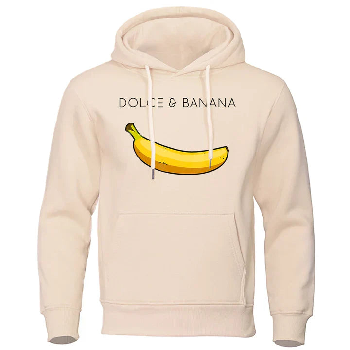 Lily - hoodie med grafik framtill