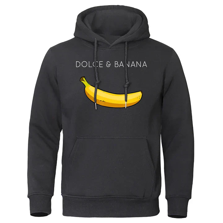 Lily - hoodie med grafik framtill